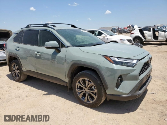 2023 Toyota RAV4 Hybrid XLE Premium with VIN JTMB6RFV4PD116089, listed as a Copart auction lot 61087995 with 18,837 mi miles and Clean title. Bid and sale history available at DreamBid. Image 4.