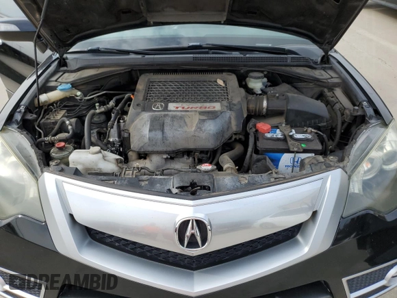 2011 Acura RDX with VIN 5J8TB2H27BA000018, listed as a Copart auction lot 51544725 with 183,404 mi miles and Salvage Title. Bid and sale history available at carsss.com. Image 12.