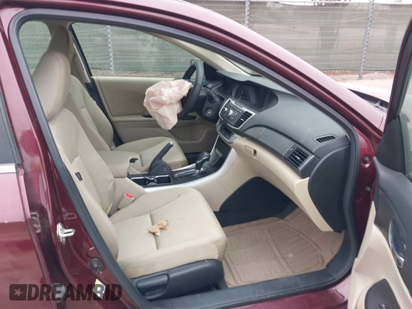 2015 Honda Accord LX with VIN 1HGCR2F38FA024261, listed as a IAAI auction lot 41262256 with 147,206 mi miles and . Bid and sale history available at carsss.com. Image 5.