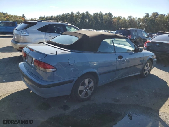 2003 Saab 9-3 SE with VIN YS3DF78K537011143, listed as a Copart auction lot 75485544 with NaN miles and Salvage Title. Bid and sale history available at carsss.com. Image 3.
