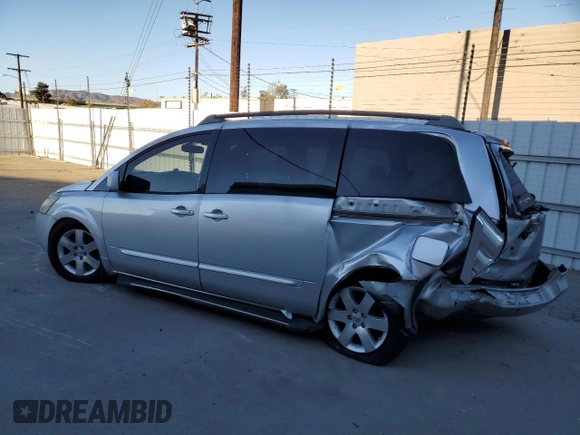 2006 Nissan Quest SE with VIN 5N1BV28U96N118097, listed as a Copart auction lot 78171414 with 0 mi miles and Salvage Title. Bid and sale history available at carsss.com. Image 2.