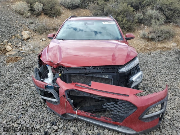 2019 Hyundai Kona SEL with VIN KM8K6CAA9KU334759, listed as a Copart auction lot 51129205 with 56,888 mi miles and Salvage Title. Bid and sale history available at carsss.com. Image 5.