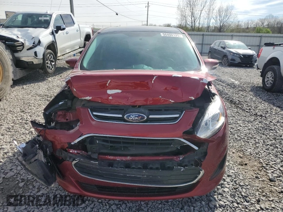 2017 Ford C-Max SE with VIN 1FADP5AU2HL117185, listed as a Copart auction lot 50400125 with 90,133 mi miles and Salvage Title. Bid and sale history available at carsss.com. Image 5.