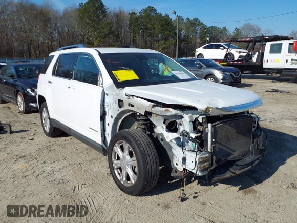 2017 GMC Terrain SLT with VIN 2GKFLUEK1H6179109, listed as a IAAI auction lot 41485634 with 145,000 mi miles. Bid and sale history available at carsss.com. Image 1.