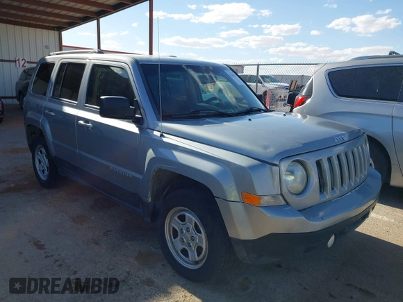 2016 Jeep Patriot Sport with VIN 1C4NJRBBXGD741510, listed as a IAAI auction lot 42204165 with 121,007 mi miles and . Bid and sale history available at DreamBid. Image 1.