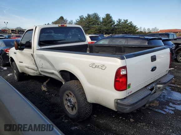 2005 Ford F-350 XL z VIN 1FTWF31P05EB41019, wystawiony jako Copart lot #82401704 z przebiegiem 114 329 mil mil oraz Szkoda całkowita • Salvage title. Historia ofert i sprzedaży dostępna na DreamBid. Obrazek 2.