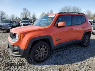 2016 Jeep Renegade Latitude with VIN ZACCJBBT8GPD87477, listed as a Copart auction lot 49925375 with 73,585 mi miles and Salvage Title. Bid and sale history available at carsss.com. Image 1.