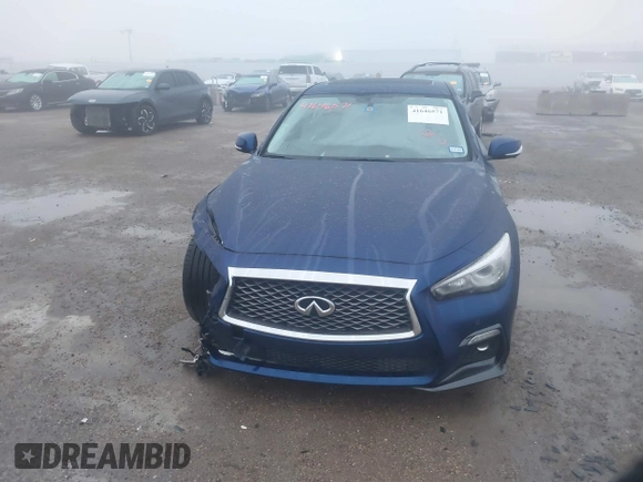 2019 Infiniti Q50 Luxe with VIN JN1EV7AP7KM519475, listed as a IAAI auction lot 41646571 with 39,155 mi miles and . Bid and sale history available at DreamBid. Image 13.