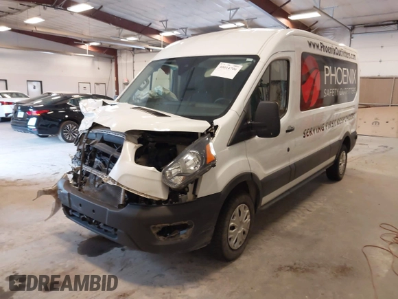 2020 Ford Transit Cargo with VIN 1FTBR1C82LKA59095, listed as a IAAI auction lot 40014706 with 116,057 mi miles and . Bid and sale history available at DreamBid. Image 17.