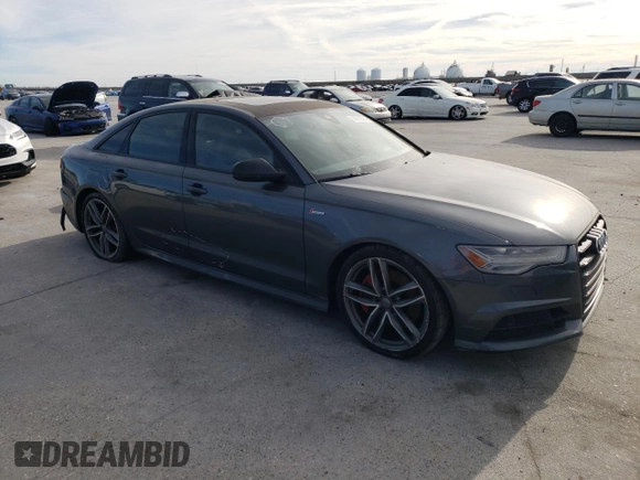 2017 Audi A6 Competition Prestige with VIN WAUF3AFC5HN052910, listed as a Copart auction lot 61927874 with 104,655 mi miles and Salvage Title. Bid and sale history available at carsss.com. Image 4.