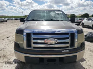 2009 Ford F-150 XL with VIN 1FTRF12879KC60671, listed as a Copart auction lot 76003554 with 266,092 mi miles and Salvage Title. Bid and sale history available at carsss.com. Image 5.