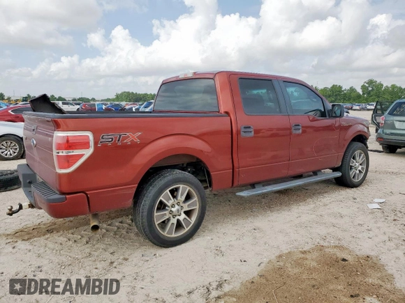 2014 Ford F-150 XL with VIN 1FTFW1CF8EKF36575, listed as a Copart auction lot 63523875 with 182,600 mi miles and Salvage title. Bid and sale history available at DreamBid. Image 3.
