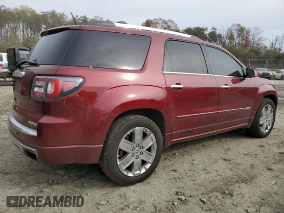 2016 GMC Acadia Denali with VIN 1GKKVTKD4GJ284205, listed as a Copart auction lot 41956675 with 0 mi miles and Non Repairable. Bid and sale history available at carsss.com. Image 3.