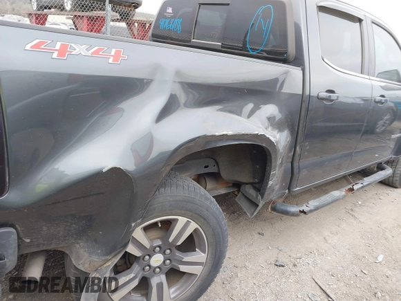2016 Chevrolet Colorado 4WD LT with VIN 1GCGTCE32G1106402, listed as a IAAI auction lot 41768188 with 145,609 mi miles and . Bid and sale history available at DreamBid. Image 6.