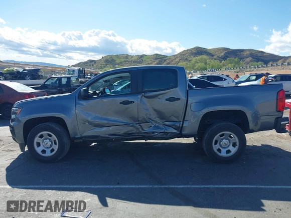 2021 Chevrolet Colorado 2WD Work Truck z VIN 1GCGSBEA5M1130412, wystawiony jako IAAI lot #41935021 z przebiegiem 56 475 mil mil oraz . Historia ofert i sprzedaży dostępna na DreamBid. Obrazek 14.