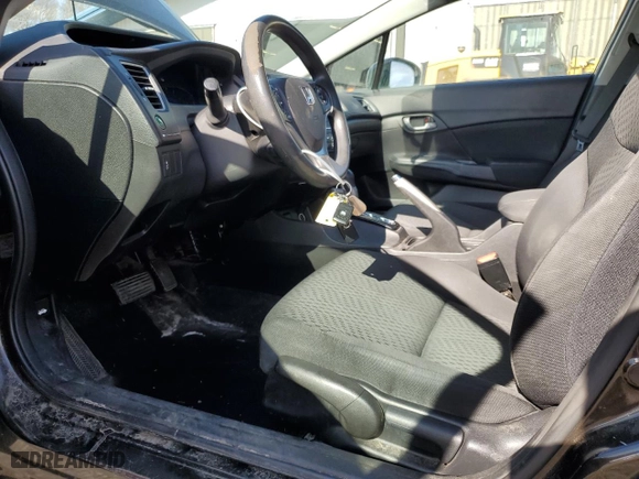 2014 Honda Civic Sedan LX with VIN 2HGFB2F51EH554736, listed as a Copart auction lot 54379215 with 166,288 mi miles and Clean Title. Bid and sale history available at carsss.com. Image 7.