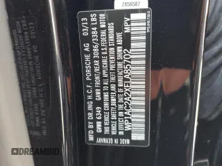 2014 Porsche Cayenne Turbo with VIN WP1AC2A2XELA85702, listed as a Copart auction lot 72328394 with 100,142 mi miles and Salvage title. Bid and sale history available at DreamBid. Image 14.