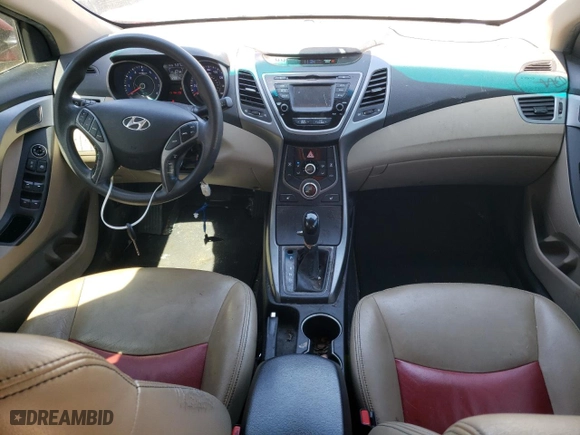 2014 Hyundai Elantra SE with VIN KMHDH4AEXEU048290, listed as a Copart auction lot 44737735 with 129,914 mi miles and Salvage Title. Bid and sale history available at carsss.com. Image 8.