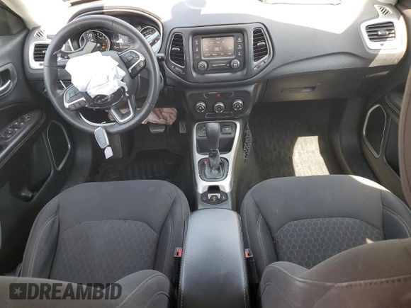 2018 Jeep Compass Sport with VIN 3C4NJCAB3JT194368, listed as a Copart auction lot 54204525 with 108,364 mi miles and Salvage title. Bid and sale history available at DreamBid. Image 8.