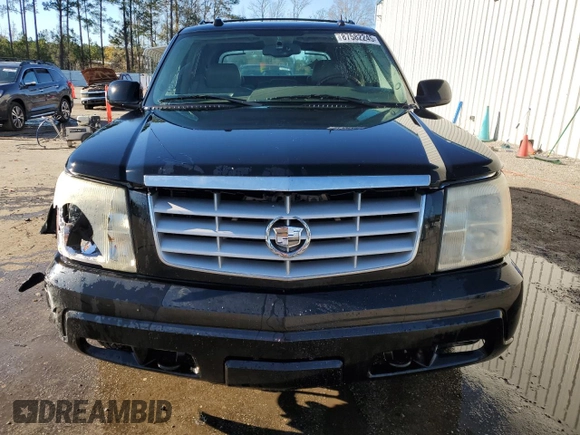 2005 Cadillac Escalade EXT z VIN 3GYEK62N85G111436, wystawiony jako Copart lot #87582245 z przebiegiem Nie podano mil oraz Szkoda całkowita • Salvage title. Historia ofert i sprzedaży dostępna na DreamBid. Obrazek 5.