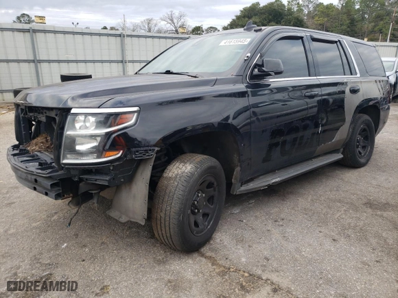 2020 Chevrolet Tahoe Commercial with VIN 1GNLCDEC5LR234933, listed as a Copart auction lot 41615945 with 0 mi miles and Salvage Title. Bid and sale history available at carsss.com. Image 1.