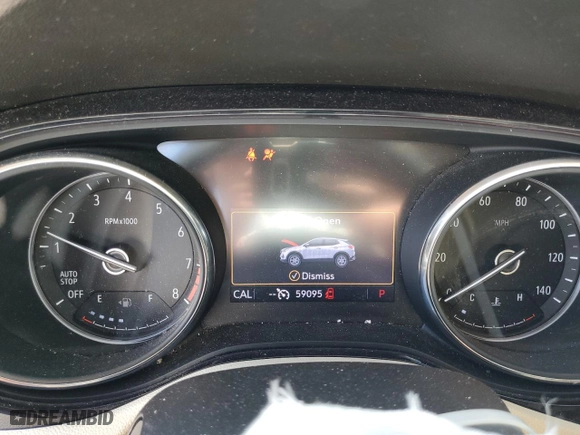 2020 Buick Encore GX Select with VIN KL4MMDS27LB115872, listed as a Copart auction lot 43366635 with 59,095 mi miles and Salvage Title. Bid and sale history available at carsss.com. Image 9.