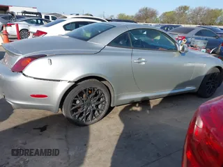 2005 Lexus SC 430 with VIN JTHFN48Y150070349, listed as a IAAI auction lot 41801480 with 295,113 mi miles and . Bid and sale history available at DreamBid. Image 4.
