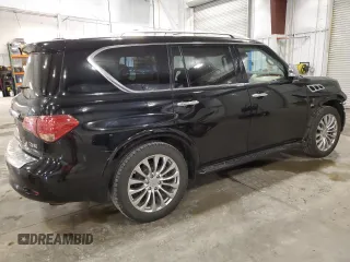 2015 Infiniti QX80 with VIN JN8AZ2NF2F9571484, listed as a Copart auction lot 64143665 with 179,746 mi miles and Salvage title. Bid and sale history available at DreamBid. Image 3.