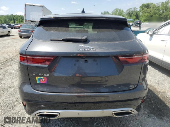 2021 Jaguar F-Pace S with VIN SADCJ2EU7MA668268, listed as a Copart auction lot 56007285 with 30,836 mi miles and Salvage title. Bid and sale history available at DreamBid. Image 6.