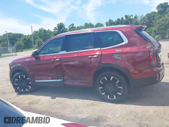 2023 Kia Telluride SX X-Pro with VIN 5XYP5DGC9PG384453, listed as a IAAI auction lot 42556697 with 4,641 mi miles and . Bid and sale history available at DreamBid. Image 15.