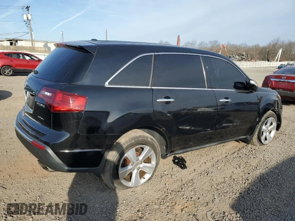 2010 Acura MDX Technology with VIN 2HNYD2H48AH529505, listed as a Copart auction lot 50682825 with 122,832 mi miles and Salvage Title. Bid and sale history available at DreamBid. Image 3.