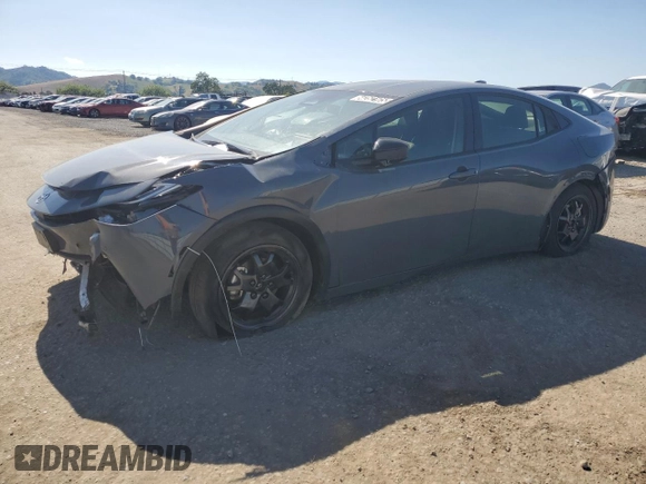 2024 Toyota Prius LE with VIN JTDACAAUXR3019525, listed as a Copart auction lot 54252195 with 22,473 mi miles and Non Repairable. Bid and sale history available at DreamBid. Image 1.