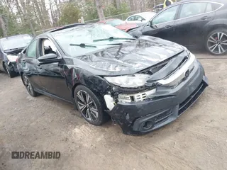 2016 Honda Civic Sedan EX-T with VIN 19XFC1F3XGE223706, listed as a IAAI auction lot 41752926 with 20 mi miles. Bid and sale history available at carsss.com. Image 1.