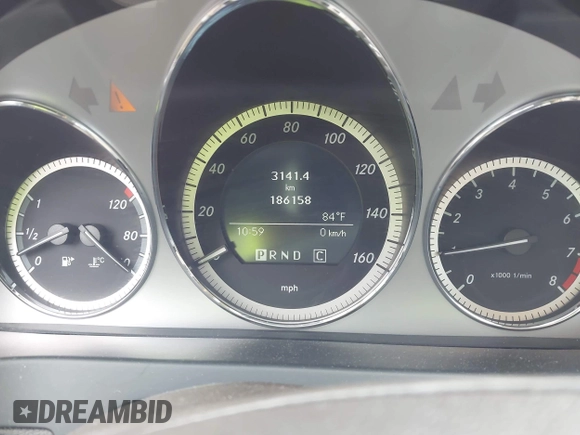 2010 Mercedes-Benz C 300 Sport with VIN WDDGF5EB9AR102405, listed as a IAAI auction lot 42444753 with 186,158 mi miles and . Bid and sale history available at DreamBid. Image 7.