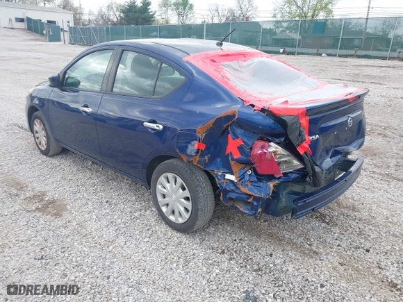 2019 Nissan Versa Sedan SV with VIN 3N1CN7AP3KL871325, listed as a IAAI auction lot 41170018 with 91,675 mi miles. Bid and sale history available at carsss.com. Image 3.