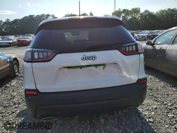2021 Jeep Cherokee Latitude Lux with VIN 1C4PJLMXXMD224315, listed as a Copart auction lot 55253205 with 90,516 mi miles and Salvage title. Bid and sale history available at DreamBid. Image 6.