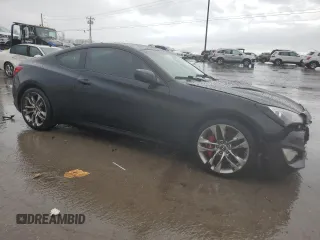 2014 Hyundai Genesis Coupe 2.0T with VIN KMHHT6KD1EU116459, listed as a Copart auction lot 86308684 with 126,492 mi miles and Salvage title. Bid and sale history available at DreamBid. Image 4.