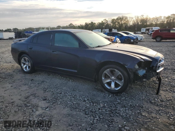 2012 Dodge Charger SE with VIN 2C3CDXBG0CH226886, listed as a Copart auction lot 50301025 with 186,525 mi miles and Salvage Title. Bid and sale history available at DreamBid. Image 4.