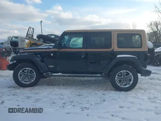 2020 Jeep Wrangler Unlimited Sahara with VIN 1C4HJXEN6LW113725, listed as a IAAI auction lot 41399766 with 87,583 mi miles. Bid and sale history available at carsss.com. Image 15.