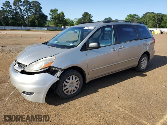 2006 Toyota Sienna CE with VIN 5TDZA23C06S519903, listed as a Copart auction lot 53740445 with 212,665 mi miles and Salvage Title. Bid and sale history available at carsss.com. Image 1.