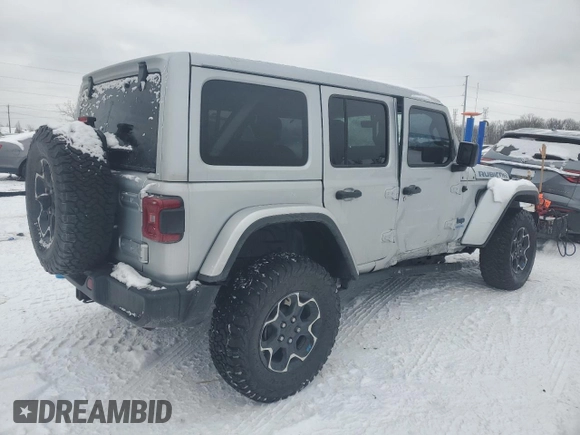 2022 Jeep Wrangler Unlimited Rubicon with VIN 1C4JJXR63NW264609, listed as a Copart auction lot 88148715 with 33,308 mi miles and Salvage title. Bid and sale history available at DreamBid. Image 3.