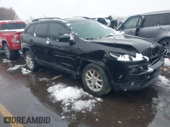 2017 Jeep Cherokee Sport with VIN 1C4PJMAB3HW599844, listed as a IAAI auction lot 41612508 with 112,237 mi miles. Bid and sale history available at carsss.com. Image 1.