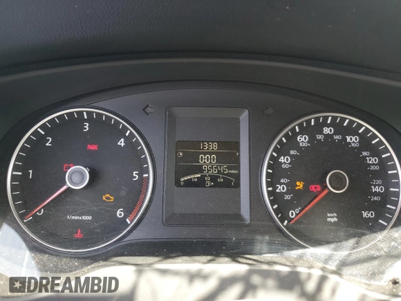 2014 Volkswagen Jetta TDI w/Premium with VIN 3VW3L7AJ4EM372687, listed as a Copart auction lot 55284225 with 95,645 mi miles and Salvage title. Bid and sale history available at DreamBid. Image 9.