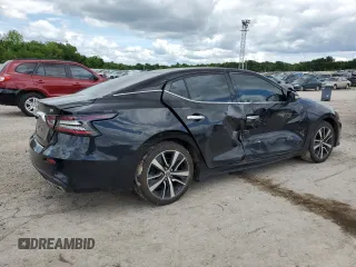 2021 Nissan Maxima SV with VIN 1N4AA6CV8MC506052, listed as a Copart auction lot 55867975 with 82,929 mi miles and Salvage title. Bid and sale history available at DreamBid. Image 3.