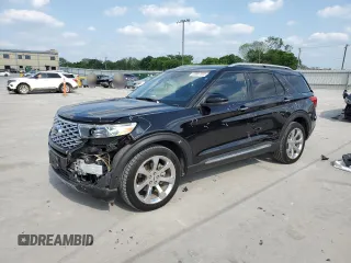2020 Ford Explorer Platinum z VIN 1FM5K8HC1LGA26482, wystawiony jako Copart lot #53667005 z przebiegiem 32 030 mil mil oraz Szkoda całkowita • Salvage title. Historia ofert i sprzedaży dostępna na DreamBid. Obrazek 1.