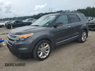 2015 Ford Explorer XLT with VIN 1FM5K7D84FGA99801, listed as a Copart auction lot 54757755 with 120,428 mi miles and Salvage Title. Bid and sale history available at DreamBid. Image 1.