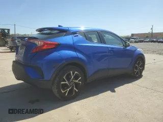2018 Toyota C-HR XLE with VIN NMTKHMBX6JR027140, listed as a Copart auction lot 55142345 with 97,653 mi miles and Clean Title. Bid and sale history available at carsss.com. Image 3.