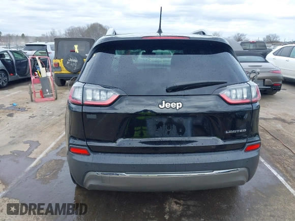 2020 Jeep Cherokee Limited with VIN 1C4PJLDB0LD560770, listed as a IAAI auction lot 41721370 with 116,245 mi miles. Bid and sale history available at carsss.com. Image 16.