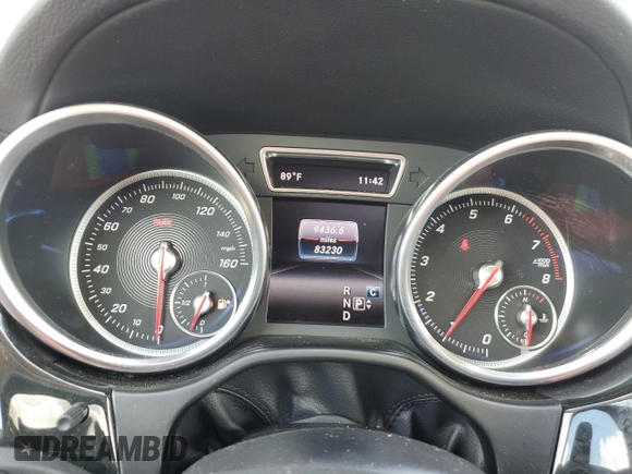 2017 Mercedes-Benz GLS 450 with VIN 4JGDF6EE0HA861283, listed as a Copart auction lot 74039414 with 83,230 mi miles and Non Repairable. Bid and sale history available at DreamBid. Image 9.