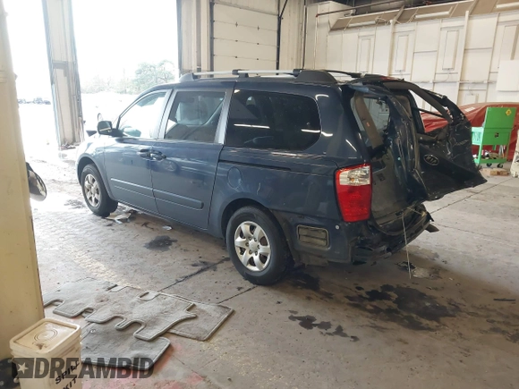 2007 Kia Sedona EX with VIN KNDMB233276179145, listed as a IAAI auction lot 41862424 with 116,525 mi miles. Bid and sale history available at carsss.com. Image 3.